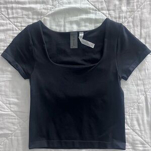 AS Revival Black Crop Top